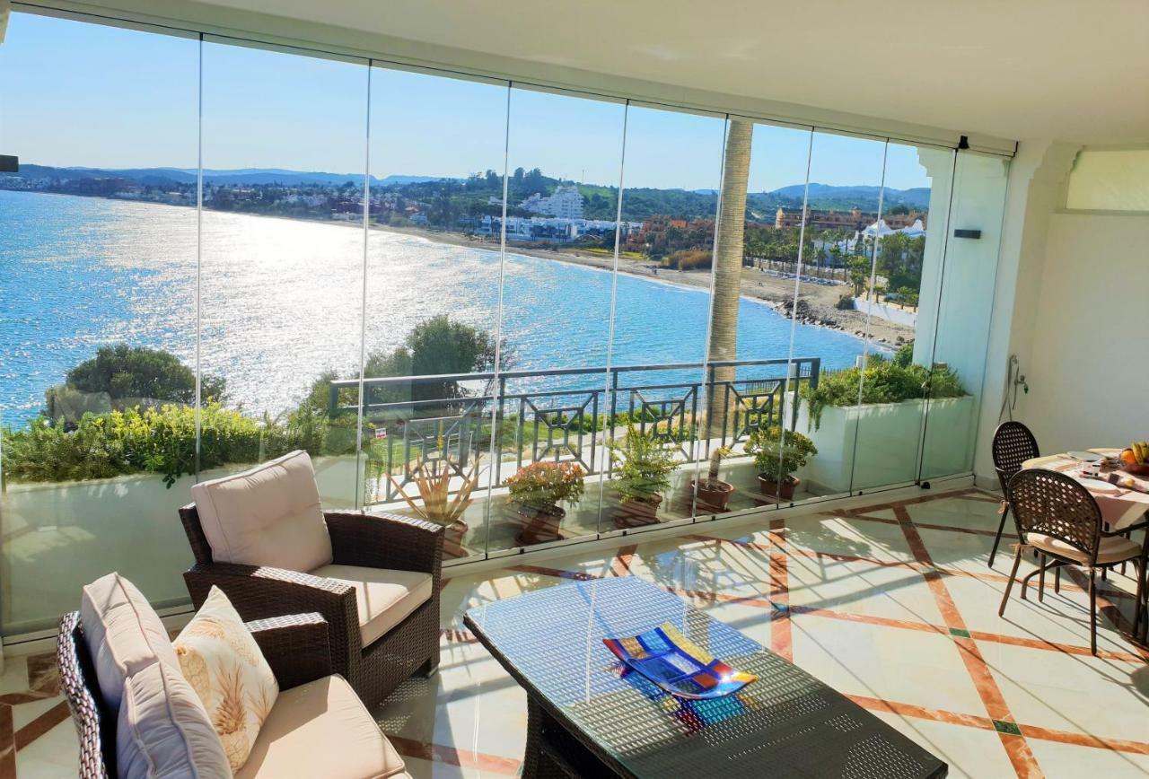 Luxury Apartment Frontal To The Sea In Estepona Doncella Beach Exterior foto